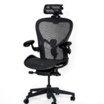 كرسي مكتب أسود شبكي