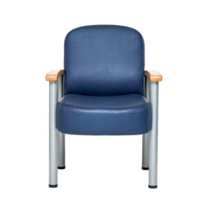 Modern Fixed Arms Office Chair-blue