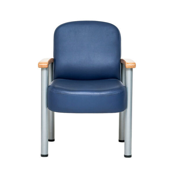 Modern Fixed Arms Office Chair-blue