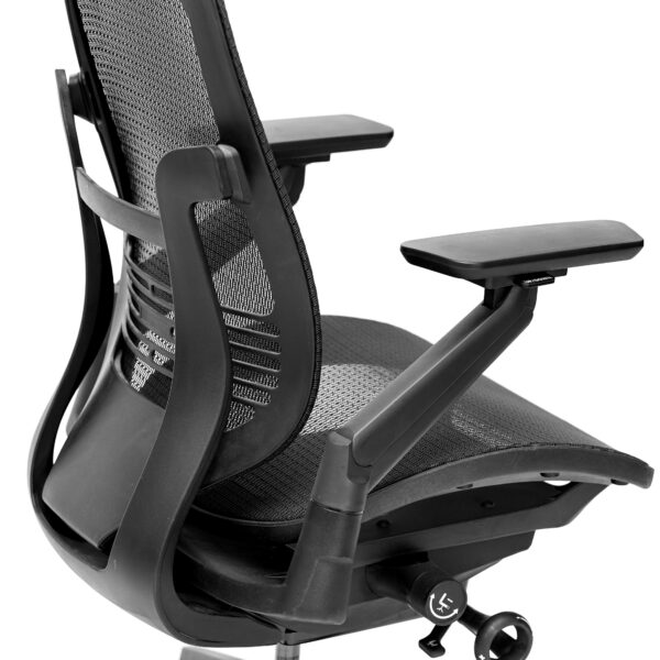 ⁦1111071 Yafon Office Chair Mesh Back Medium Ergonomic Swivel Office Chair⁩ - الصورة ⁦2⁩