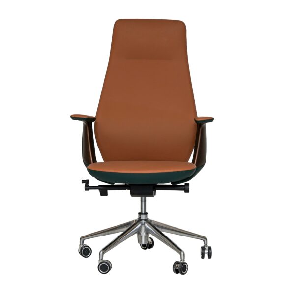 Office Chair Pu Leather High Back Office Chair Caster Wheel Roller Blade Furniture