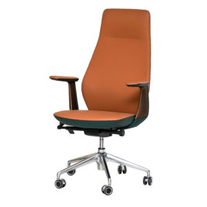 Office Chair Pu Leather High Back Office Chair Caster Wheel Roller Blade Furniture