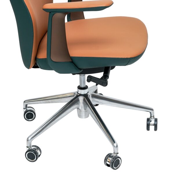 Office Chair Pu Leather High Back Office Chair Caster Wheel Roller Blade Furniture