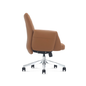 كرسي مكتبي جلد GENWA-B Light Brown