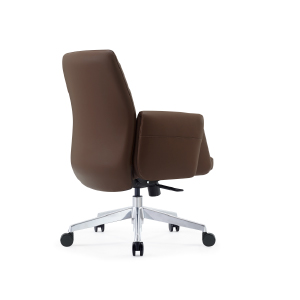 كرسي مكتبي جلد GENWA-B Dark Brown