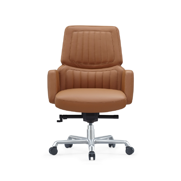 كرسي مكتبي جلد KA2411-B Light Brown