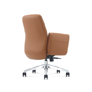 كرسي مكتبي جلد GENWA-B Light Brown