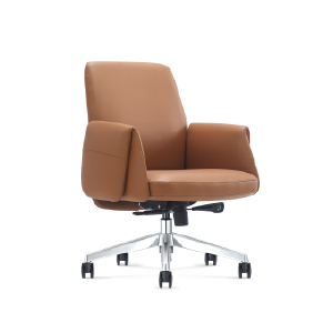 كرسي مكتبي جلد GENWA-B Light Brown