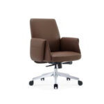 كرسي مكتبي جلد GENWA-B Dark Brown
