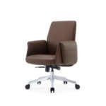 كرسي مكتبي جلد GENWA-B Dark Brown