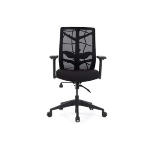 نيتشر كرسي مكتب أسود دوار متحرك